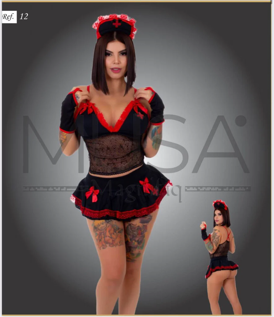 Disfraz De Enfermera Black