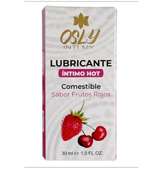 Lubricante Íntimo Hot Sabor Frutos Rojos x30ml