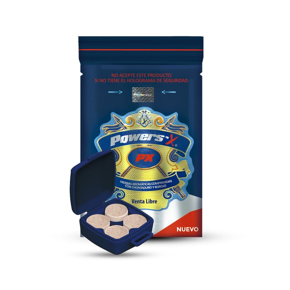 Power sex potenciador sexual sachet por 4 Unidades Powers´X