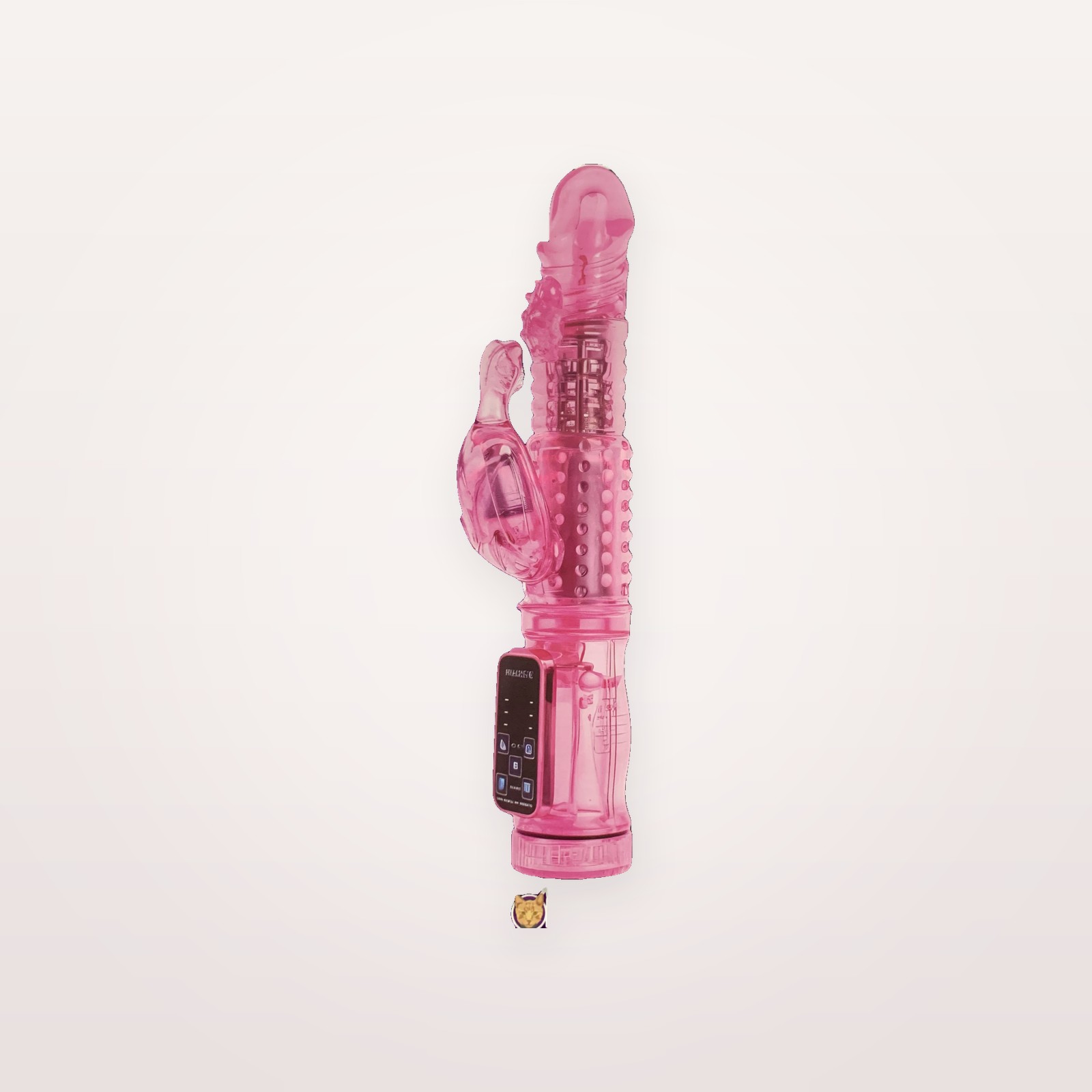Vibrador con rotación y estimulación